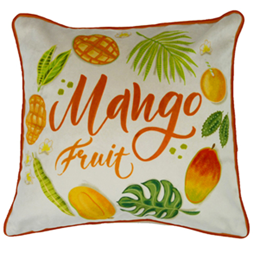 Mango, Cream - (45cm x 45cm) Cushion - Image 3
